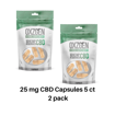 Picture of 25 mg CBD Capsules 5 ct 2 pack